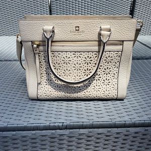 Kate Spade laser cut leather bag